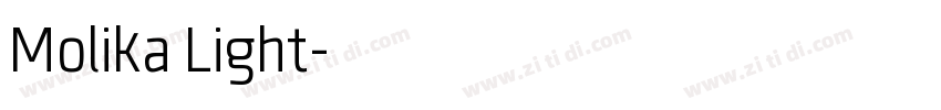 Molika Light字体转换